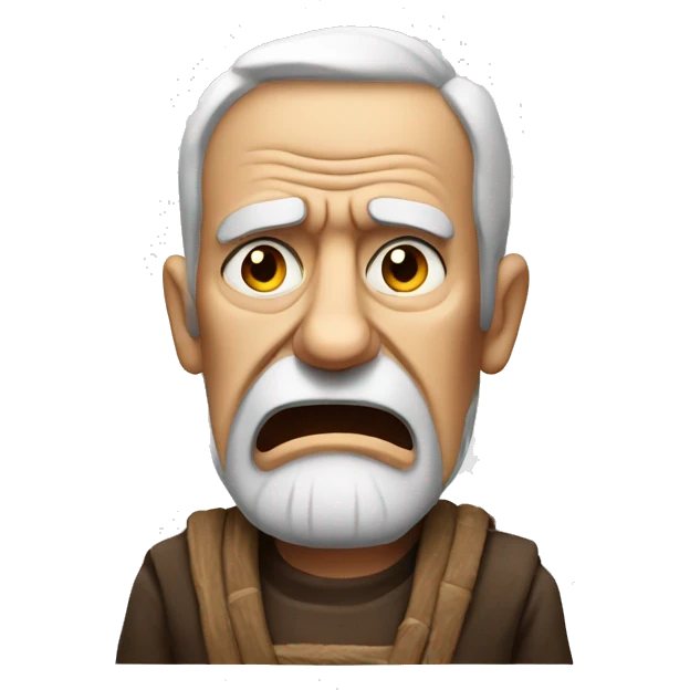 angry ancien man emoji