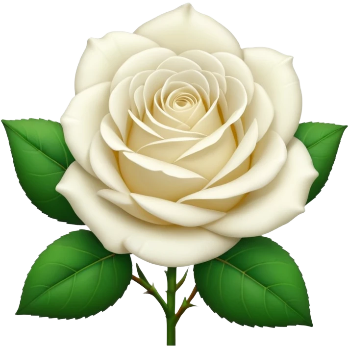 Rosa blanca emoji