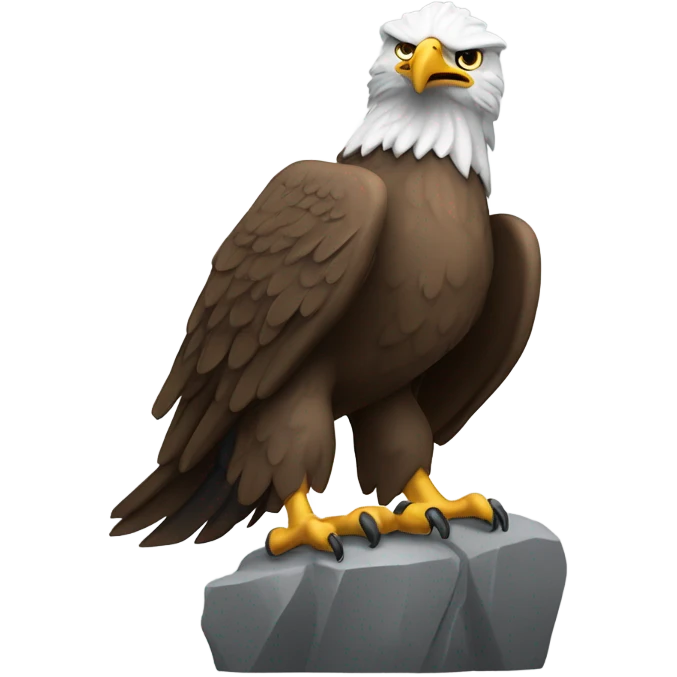 Eagle who is a winner emoji