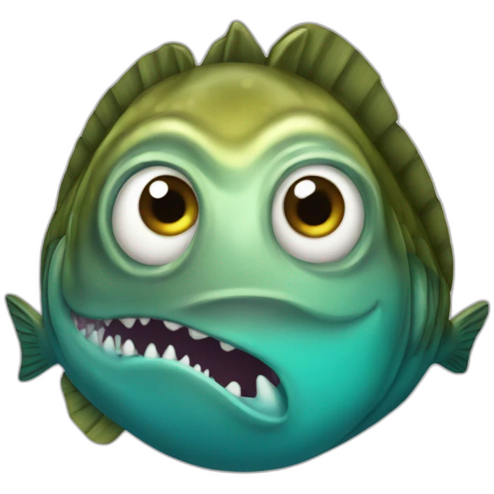 Mulher piranha emoji
