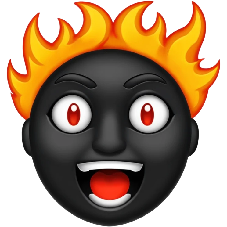 text "asslah menyala haters makin koyak 😜🔥" emoji