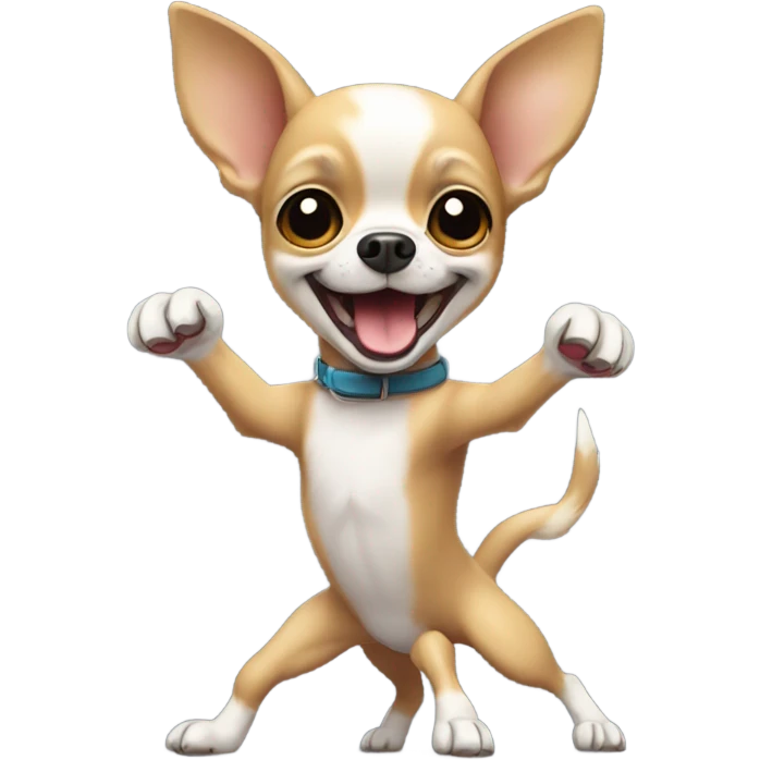 Chihuahua dancing emoji