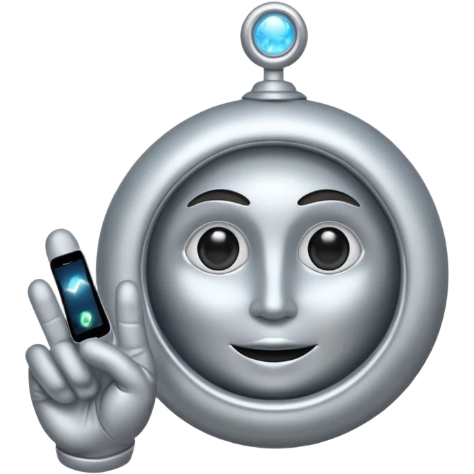 Un ovni qui fait le signe jul emoji