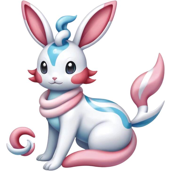 Milotic-Sylveon-Primarina-Bunny-Pokémon full body emoji