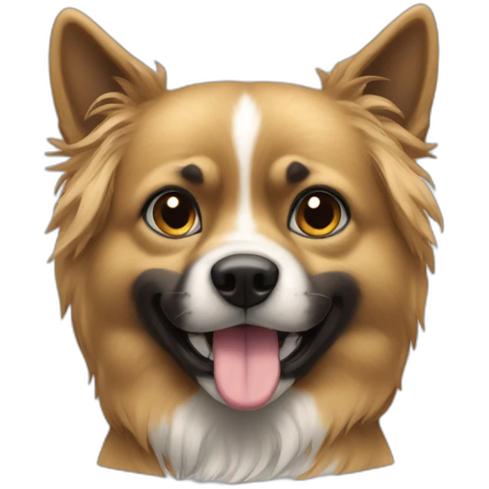 chat sur chien emoji