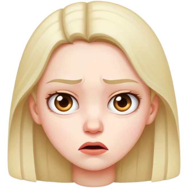 girl annoyed  emoji