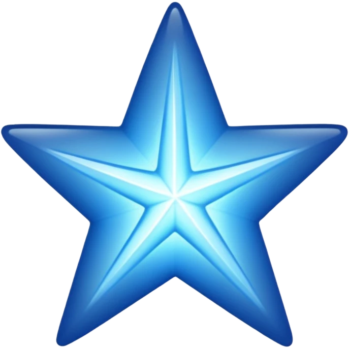 Blue star emoji