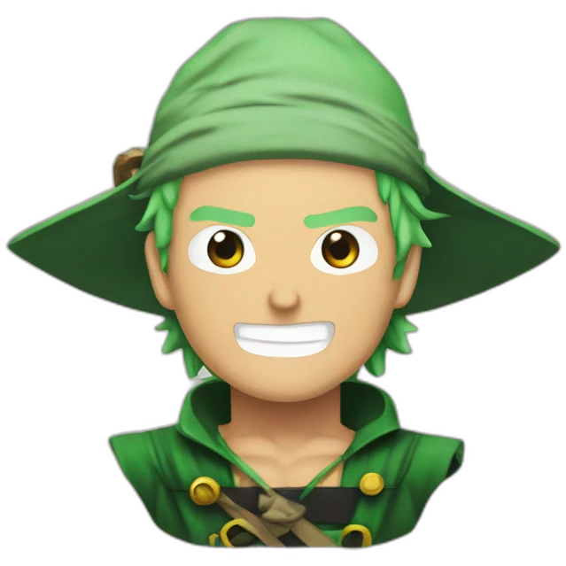 Roronoa zoro the pirate hunter emoji