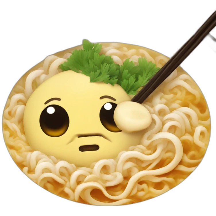 Tonkotsu ramen emoji