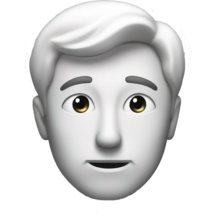 A man thinking with a question mark over his top right head emoji