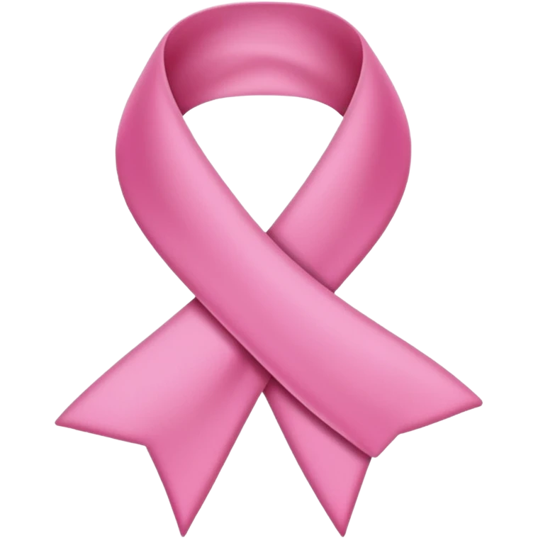 pink ribbon breast cancer not a bow emoji