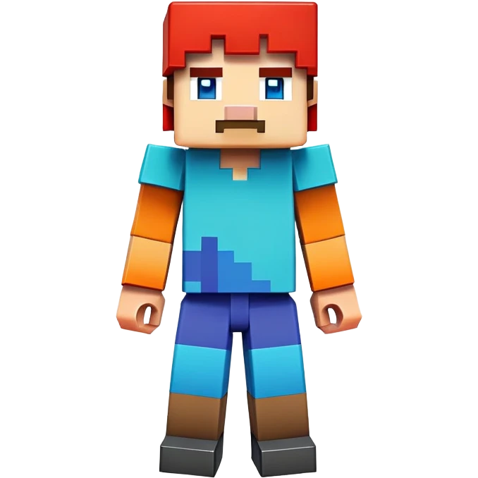 original Minecraft character emoji
