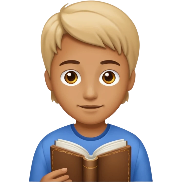 Un. Livre humain emoji