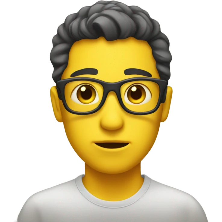 Yellow emoji side eyeing emoji