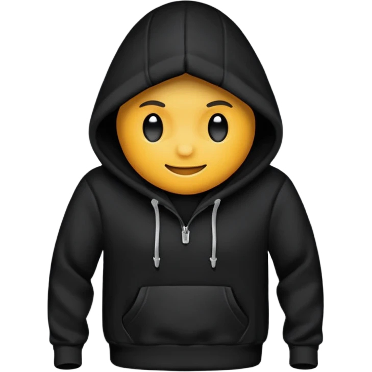 Just a Hoodie without person emoji