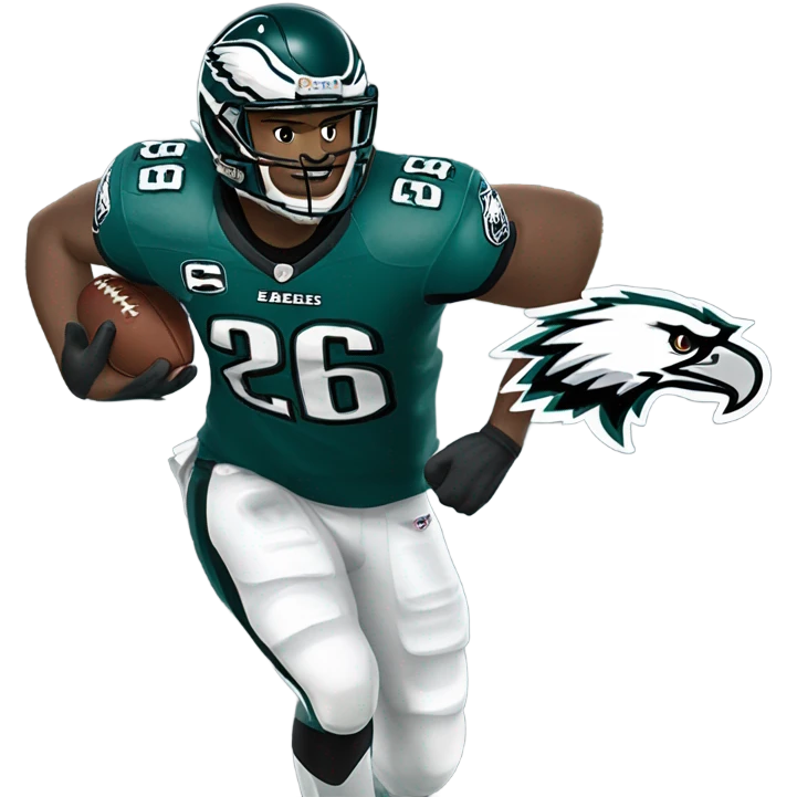 Philadelphia Eagles #26  emoji