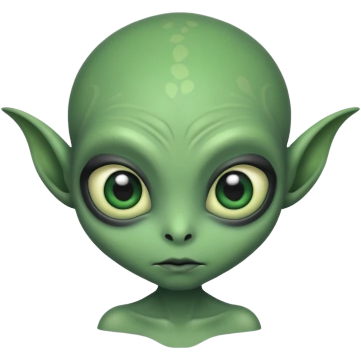 alien with tattoo  emoji