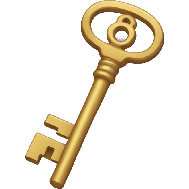 purple key emoji