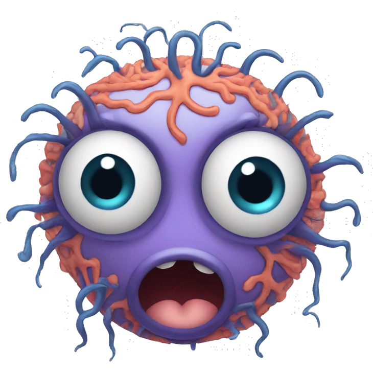Nervous system with eyeballs emoji