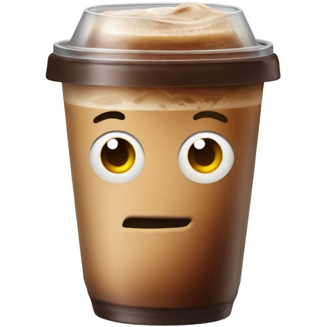 Iced coffee emoji