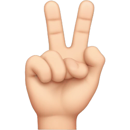 Hand with pinky finger,middle finger thumb raised emoji