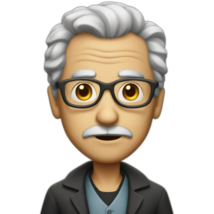evil professor emoji