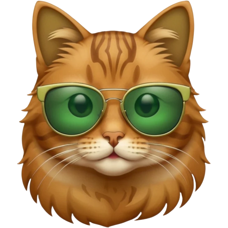 Cat wearing sunglasses emoji
