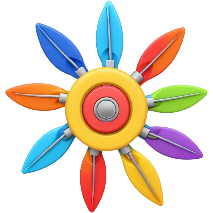 spinner toy emoji