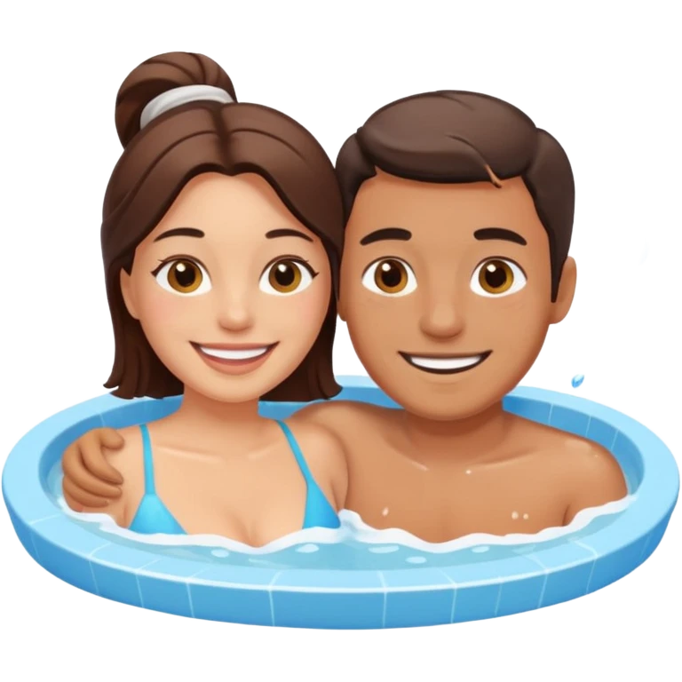 jacuzzi pareja emoji