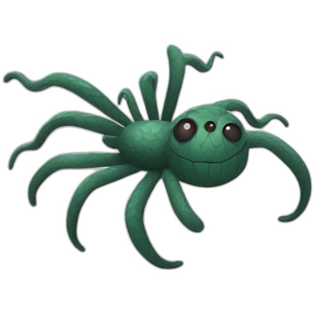 Snake spider emoji
