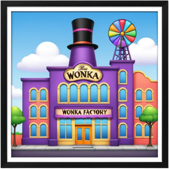 Wonka factory store emoji
