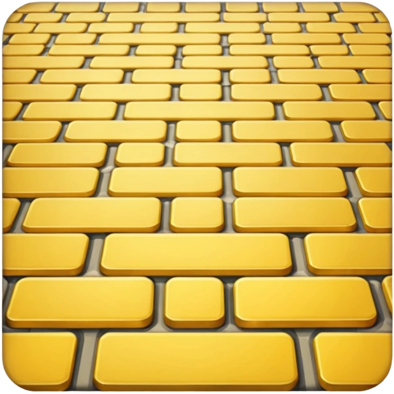 The yellow brick road  emoji