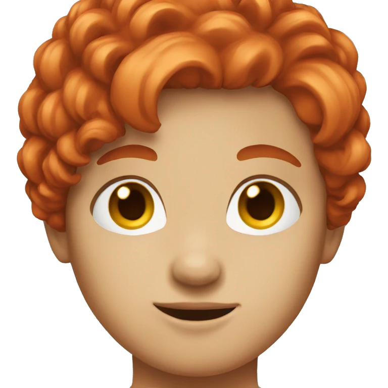 red hair emoji
