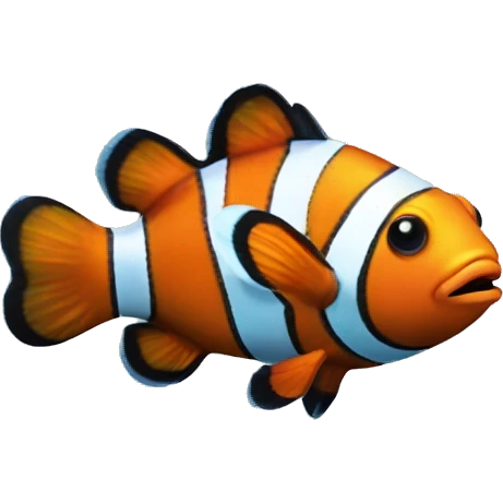 raibow clown fish emoji