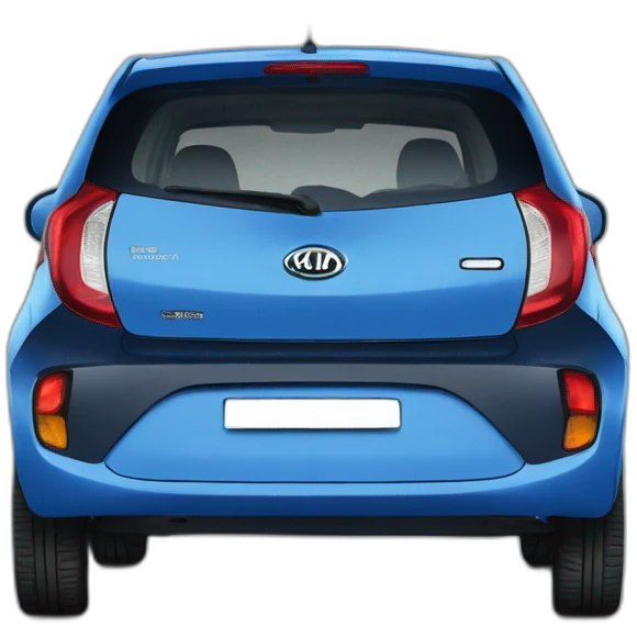 kia picanto 2004 blue emoji