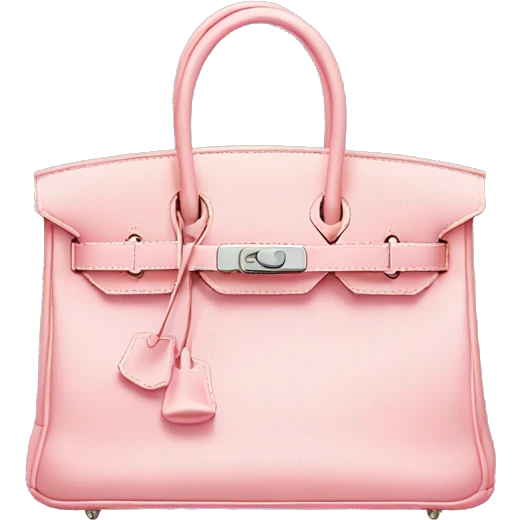 Light pink birkin Hermes bag emoji