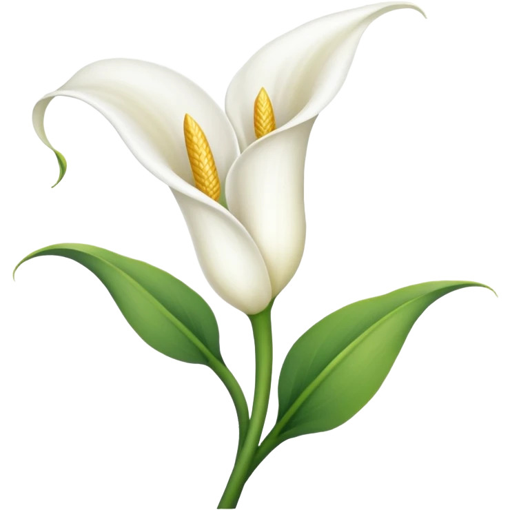 Calla lily emoji