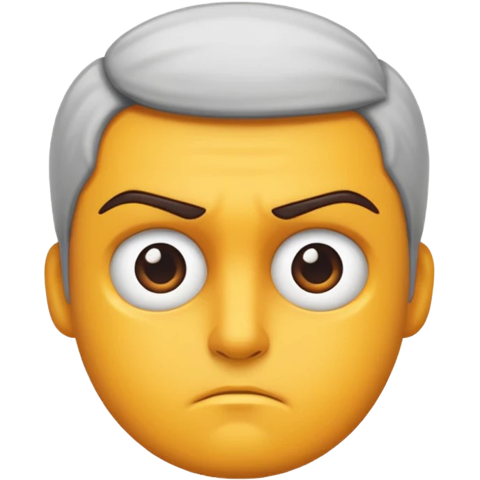 Serious emoji