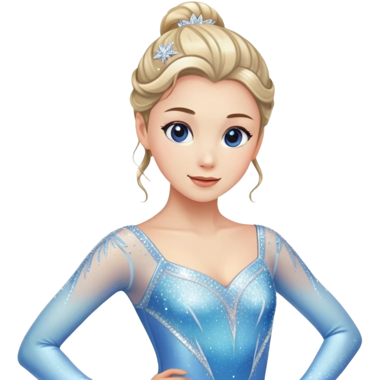 figure skater on the ice emoji