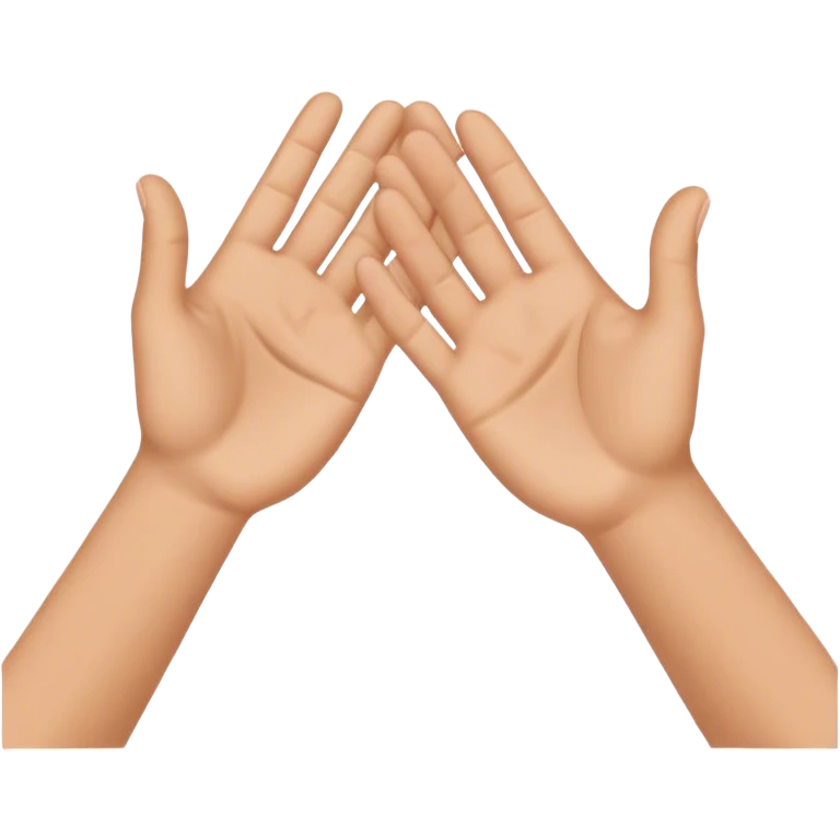 palms clapping another's hand
 emoji