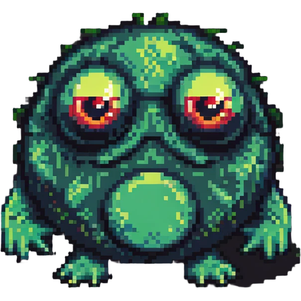 Blob monster with one eye emoji