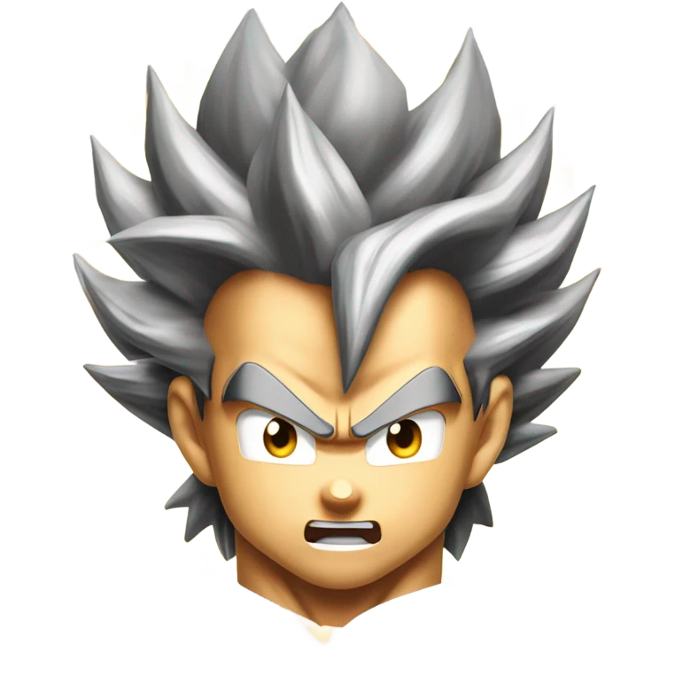 Goku going supersaiyan  emoji