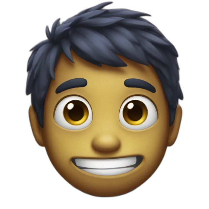 Dark skinned mark wazowski emoji