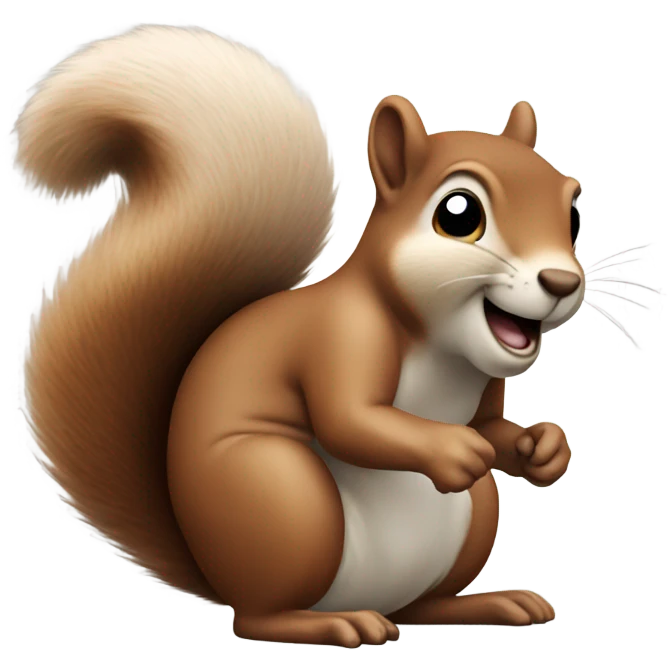 farting squirrel emoji