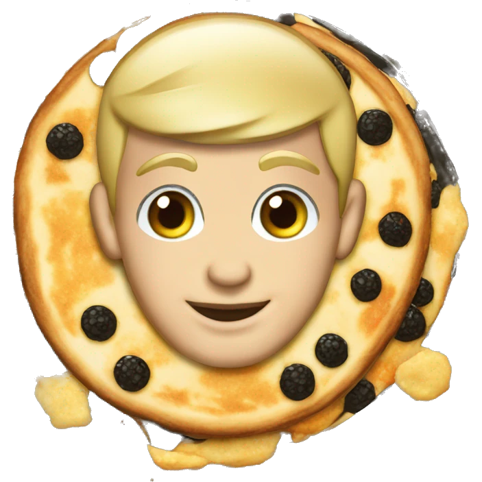 blini with caviar emoji