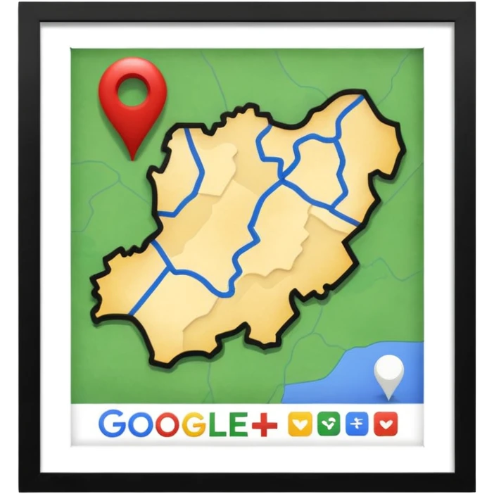 Google maps of Belgium  emoji