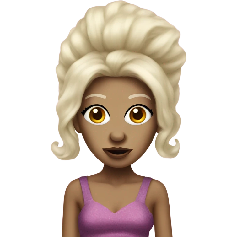 troll doll in drag emoji