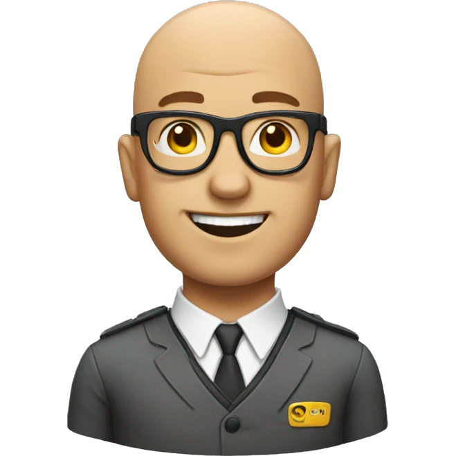 bald nerd emoji