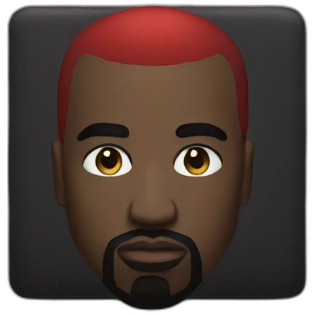 Kanye West My Beautiful Dark Twisted Fantasy Album Cover emoji
