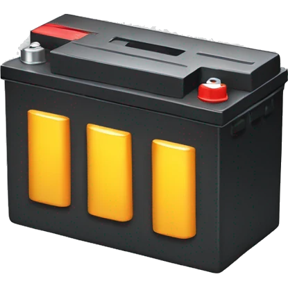 car battery  emoji